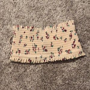 Tube top bathing suit